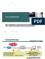 Syslog Messages: What Happens If The Notification Doesn'T Exist? or If There Is No SNMP Notification Receiver?