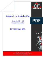 Instalación y puesta en marcha del control BB-416C de frecuencia variable