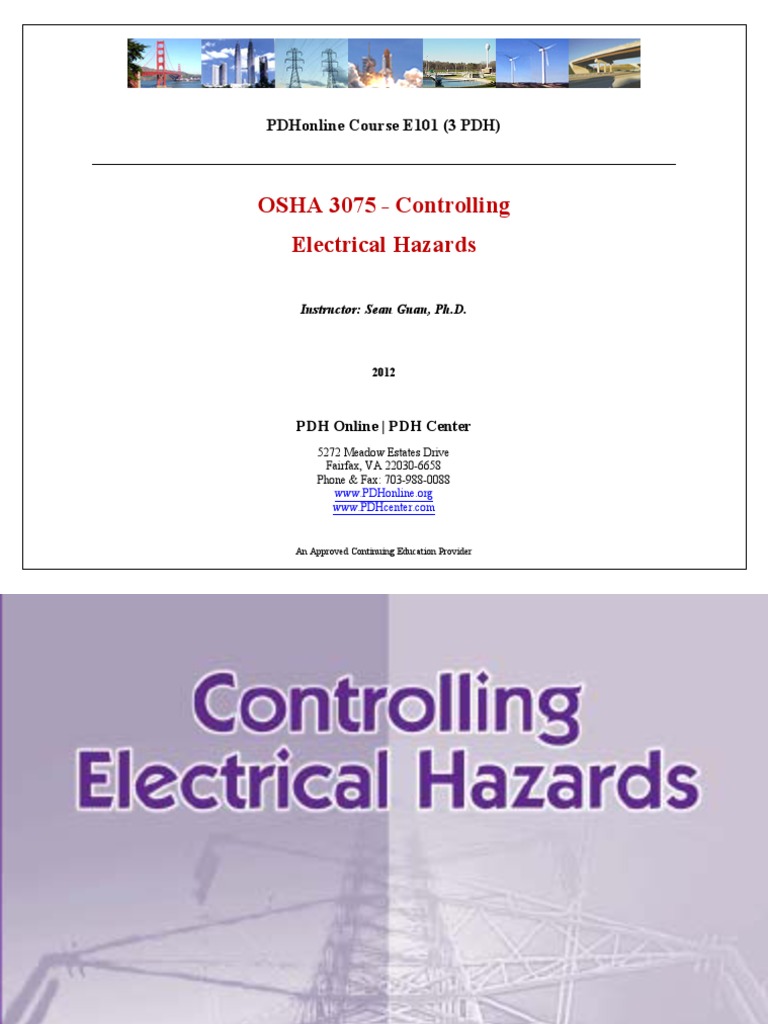 OSHA Electrical Hazards Safety Guide | PDF | Occupational Safety And ...