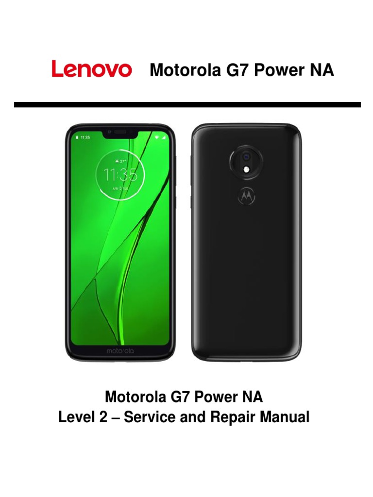 Motorola G7 Power Service Manual | PDF | Motorola | Lenovo