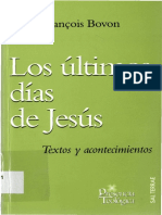 BOVON, François (2004, 2007), Los Últimos Días de Jesús, Textos y Acontecimientos. PT 155, Santander, Sal Terrae (Scan)