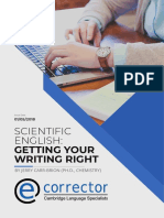 Scientific English:: Getting Your Writing Right
