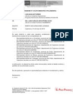 MEMO #219-2019-Jefe Operaciones - REMITO DECLARACIONES JURADAS