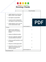 Scoring Guide