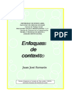 Ferraros, J.J. - Enfoques de Contexto