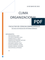 Monografia Completa. Clima Organizaciona