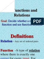 4.8 Functions and Relations: Decide Whether A Relation Is A Function and Use Function Notation