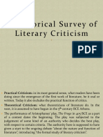 A Historical Survey of Literary Criticism