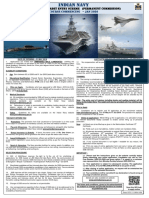 Indian Navy: 10+2 (B.Tech) Cadet Entry Scheme (Permanent Commission)