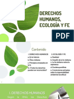 Derechos Humanos, Ecología y Fe