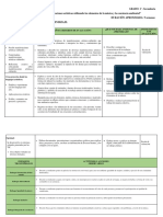 Programación de Unidad - 1 de Secundaria