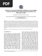 116689 ID Penentuan Karakteristik Pariwisata Dan m