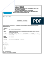 ICMScE 2019 - Payment Receipt