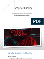 Concept of Hacking: Breaking Into Information Without Permission Unauthorized Access To Computer