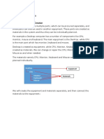 Create Equipment and BOMs for Plant Maintenance