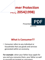 Consumer Protection Act, 2054 (1998)
