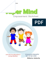 Enhancement Worksheet Sample PDF