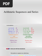 7.1 Define and Use Sequences Series