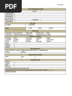 Client Information Sheet Date Case ID: QF/S&B/03/01