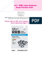 Disha Publication Practice Sets For RRB Junior Engineer Mechanical Allied Engineering Stage II Exam. CB1198675309