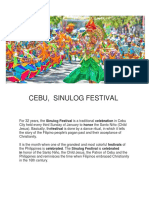 Cebu, Sinulog Festival: in Honor of The Santo Niño, The Child Jesus, The Patron of Cebu and The