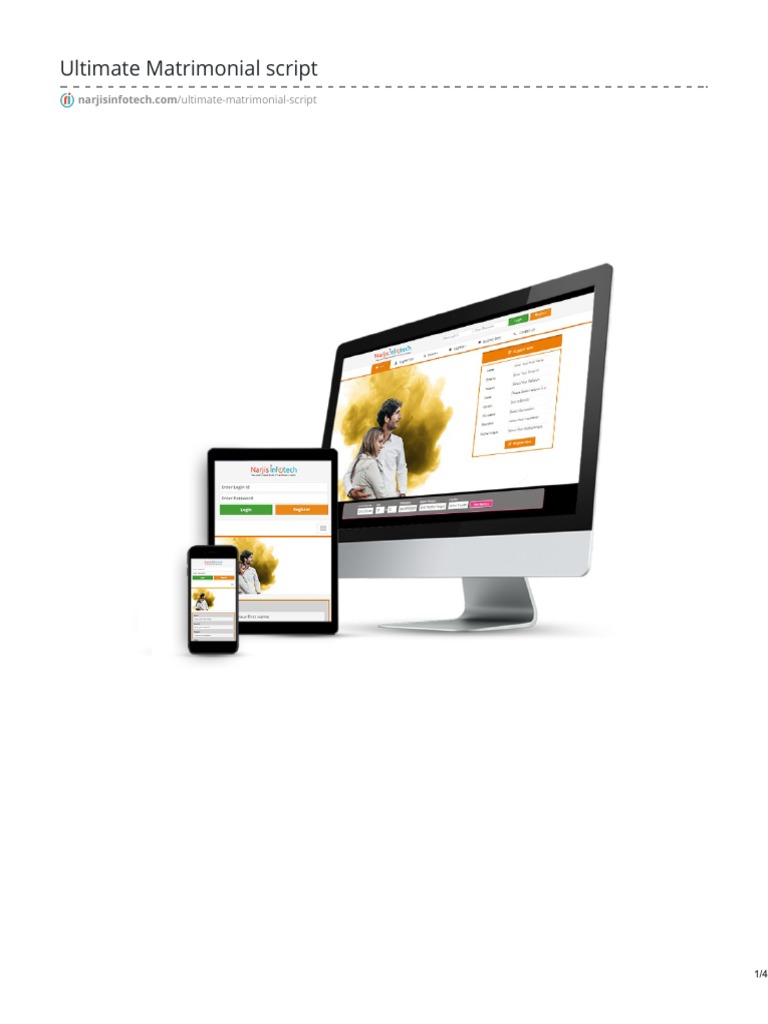 Ultimate Matrimonial Script PDF | PDF | Mobile App | World Wide Web