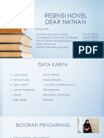 Presentasi Novel Dear Nathan