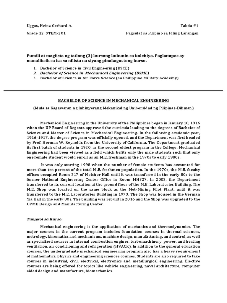 Takda Sa Filipino | PDF | Hvac | Mechanical Engineering