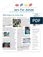 2009 Answers For Autism Walk