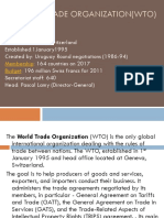 World Trade Organisation (WTO)