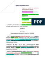 Decreto-lei Nº 25 - Tombamento