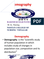 Demography: Rakesh Kumar Patidar