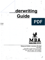 MBA Underwriting Guide on All Risk