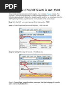 How To Execute Payroll in SAP & in Background Imp 2