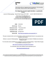 Measurement Tooals For The Diagnosis of Nasal Septal Deviation