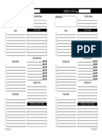 Life Audit Worksheet