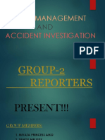 Traffic Management: Accident Investigation