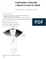 Learn How To Layout A Cone in Sheet Metal