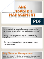 Ang Disaster Management