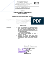 Surat Penunjukan Lisensi TUK Oleh Ketua LSP MM