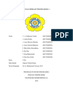 TUGAS OPERASI TEKNIK KIMIA 1 Mei