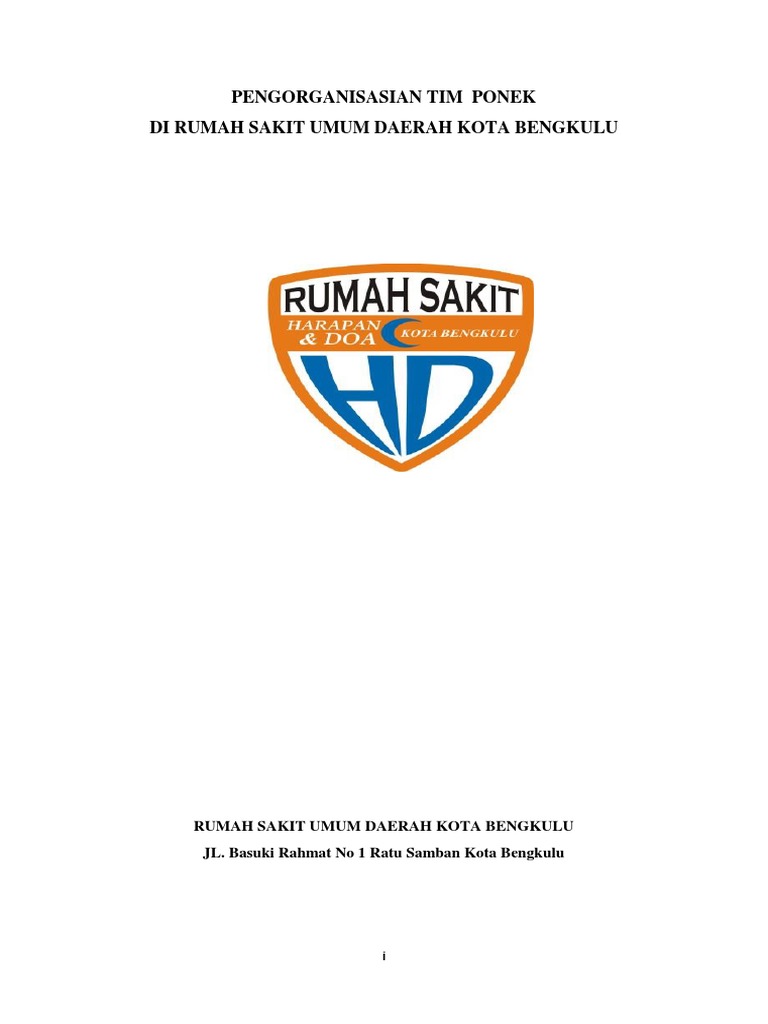 Pengorganisasian Tim PONEK RSHD Bengkulu | PDF | Ilmu Sosial ...