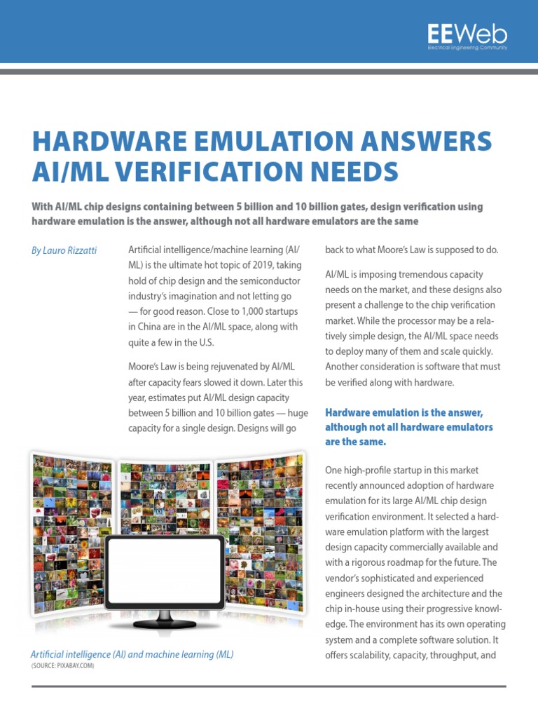 Hardware Emulation Answers Ai/Ml Verification Needs | PDF | Emulator ...