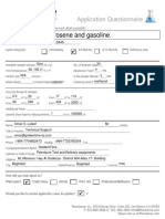 Application Questionnaire Fill-In