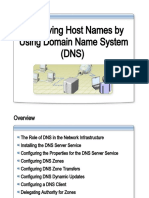 Resolving Host Names by Using Domain Name System (DNS)