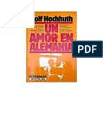 Hochhuth Rolf - Un Amor en Alemania