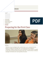 Preparing For The First Class: Teaching Commons