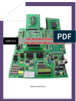 Microprocessors AND Microcontrollers LAB: Mrcet