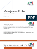 PJK3 Manajemen Risiko Rumah Sakit