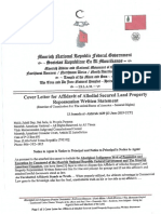 Affidavit of Allodial Secured Land Property Written Statement